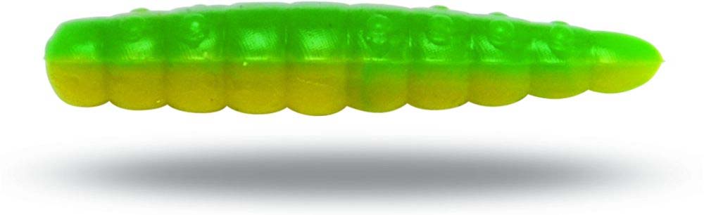 QUANTUM MAGIC TROUT B MAGGOT GARLIC YELLOW GREEN.jpg Quantum Magic Trout B Maggot 25mm